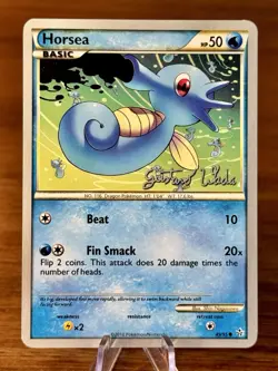 Pokemon Horsea 49/95 HGSS Unleashed World Championships 2011 NM Gustavo Wada - Image 1