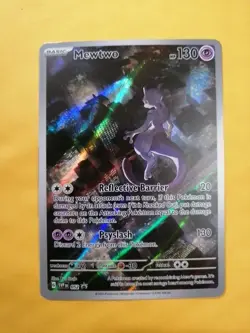 Pokemon TCG 2023 Mewtwo SVP 052 Black Star Promo Rare Holo - Image 1