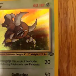 Pinsir 9/64 1st Edition Jungle Holo Rare Pokemon Vintage Pokemon TCG SET BREAK - Image 3