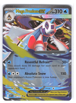 Mega Froslass ex 047/217 Double Rare ME: Ascended Heroes Pokemon Near Mint - Image 1