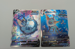 Set of 2 Pokemon Vaporeon V SWSH 181 & Vaporeon VMAX SWSH 182 Black Star Promo - Image 2
