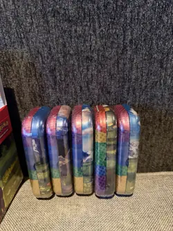 Pokemon TCG Collectible Tin Display Box of 10 individually factory sealed - Image 2