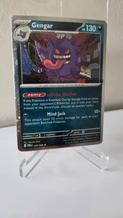 Gengar 050/088 EB Games Pokemon Perfect Order Stamped Sealed English Promo - Image 2