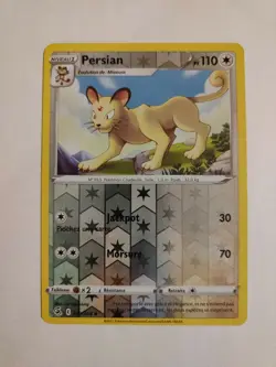 Carte Pokemon - Persian Reverse 200/264 - Epee et Bouclier Poing de Fusion EB08 - Image 1