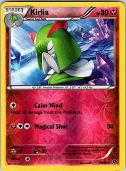 Kirlia 53/98 XY - Ancient Origins Pokemon NM/LP Reverse Holo - Image 1