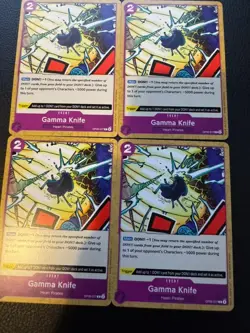 OP05-077 Gamma Knife One Piece TCG CCG Awakening of the new era x4 Playset - Image 1