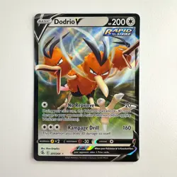 Dodrio V - 201/264 - Pokemon Fusion Strike Sword & Shield Ultra Rare Card NM - Image 1
