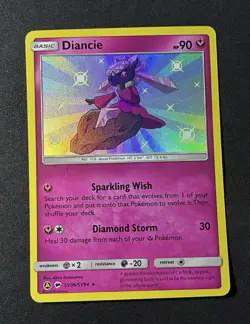 Pokemon Diancie SV36/SV94 Hidden Fates Shiny Vault Holo Rare Basic Card English - Image 1
