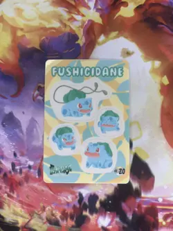 Pokemon Card Bulbasaur Fancy Graffiti Bandai Sealdass 20 1999 Japanese - Image 1