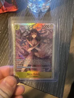 Bandai One Piece CCG Nico Robin EB03-055 Full Art Foil Character Card 8000 Power - Image 1