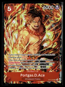 One Piece Promotion Cards #ST15-005 Portgas.D.Ace (Illustration Box Vol.5) - Image 1