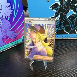 N's Plan 170/086 Sv: Black Bolt Holo Pokemon TCG CARD NM - Image 1