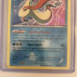 NMT Milotic Pokemon Card 44/160 XY - Primal Clash Rare Holofoil - Image 3