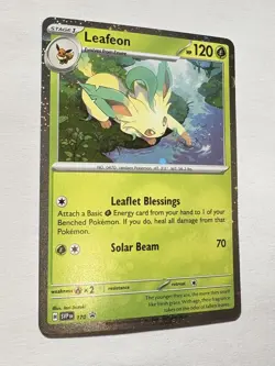 Leafeon 170 Black Star Promo Cosmos Holo Pokemon TCG SV Promo Cards M/NM - Image 3
