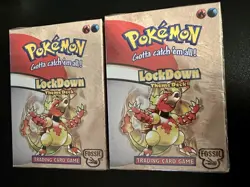 New Sealed Vintage 1999 Pokemon Trading Card Game Fossil Lockdown Theme Deck 742818060776 - Image 3