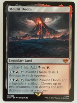 Mount Doom Universes Beyond: the Lord of the Rings: Tales of Middle-Earth... NM - Image 1