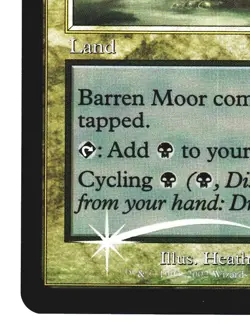 Magic The Gathering MTG - Onslaught ONS 2002 - #312 Barren Moor FOIL x1 - Image 4