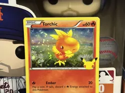 Pokemon TCG McDonald's 25th Anniversary Celebrations - Torchic #11/25 Holo Card - Image 2