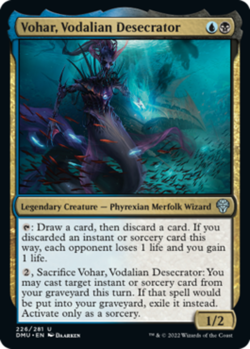 1x Vohar, Vodalian Desecrator - Foil NM-Mint, English Dominaria United MTG Magic - Image 1