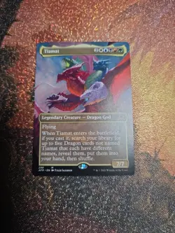 Tiamat (Borderless) Adventures in the Forgotten Realms Regular - Image 2