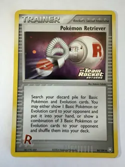 Pokemon TCG Pokemon Retriever EX Team Rocket Returns Reverse Holo Uncommon 84/1… - Image 1