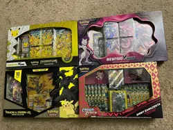 Pokemon Pikachu Tag Team Celebrations Evolving Skies Mewtwo Crown Zenith LOT🔥📈 - Image 1