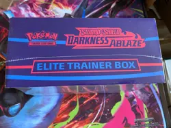 Pokemon TCG: Sword and Shield Darkness Ablaze Elite Trainer Box ETB New Sealed - Image 2