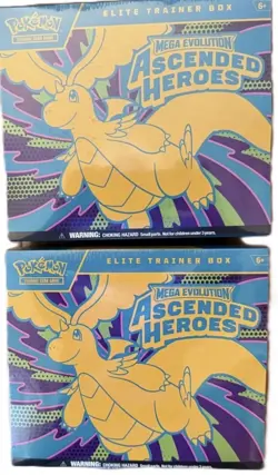 Pokemon TCG: Ascended Heroes Elite Trainer Box ETB New Factory Sealed 2x - Image 1