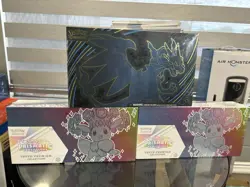 Lot of 2 Pokemon Prismatic Evolutions SPC / 1 Mega Charizard X UPC NEW Sealed - Image 1