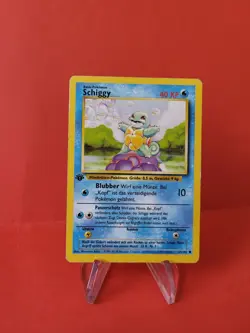 Pokemon Karten Sammlung - Starter Schiggy 63/102 1. Edition Base - Very Good-Exc - Image 1