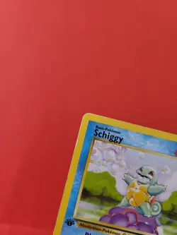 Pokemon Karten Sammlung - Starter Schiggy 63/102 1. Edition Base - Very Good-Exc - Image 2