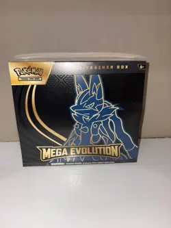 Pokemon TCG Mega Evolution Elite Trainer Box Lucario — Factory Sealed ETB - Image 1