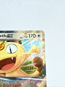Pokemon TCG Meowth ex Full Art Holo 062/088 170 HP English Basic - Image 4