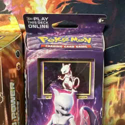 Mewtwo Mayhem and Pikachu Power Theme Deck 2016 Pokemon XY Evolutions SEALED - Image 4
