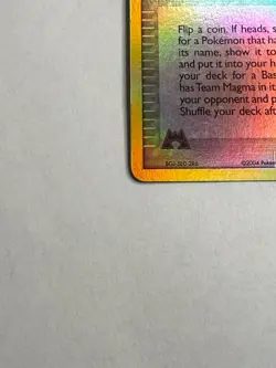 Pokemon TCG Team Magma Ball 80/95 Team Magma vs Team Aqua Reverse Holo 2004 - Image 2