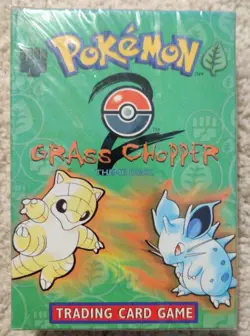 Pokemon / Grass Chopper / Starter Theme Deck / Sealed WOTC Wizards Base Set 2 - Image 1