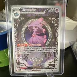 Pokemon Mismagius Illustration Rare 212/193 Sv02 Paldea Evolved Holo TCG - Image 1