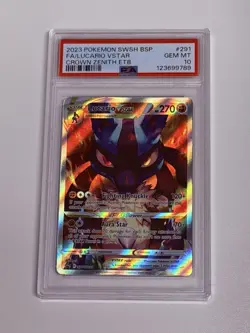 Pokemon TCG - Lucario Vstar #291 - Black Star Promo - PSA 10 - Gem Mint - Image 1