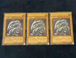 3 Blue-Eyes White Dragon NM Starter Deck Kaiba Sdk Playset Yugioh Matching Print - Image 4