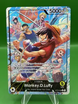 Monkey D Luffy OP15-098 Alt Art Leader English Adventure On Kami's One Piece 🔥 - Image 1