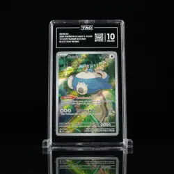 Snorlax Scarlet & Violet 151 Black Star Promo #051 Pokemon Card TAG 10 Gem Mint - Image 1