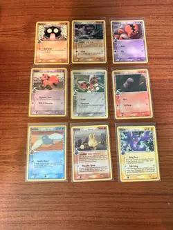 Pokemon Card Lot of 9 - Dragon Frontiers including Trapinch, Vulpix, etc - Image 1
