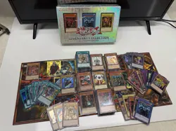 Yu-Gi-Oh Card Lot 200+ w Legendary Collection Box Holo Cards - Image 1