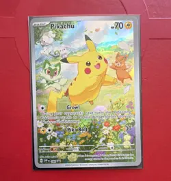 Pokemon Pikachu 088 Scarlet & Violet Promo Full Art Holo Basic Card HP 70 - Image 1