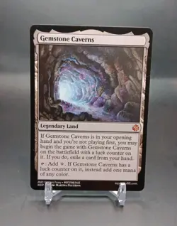 Custom Game Card-Gemstone Caverns-LP Condition - Image 1