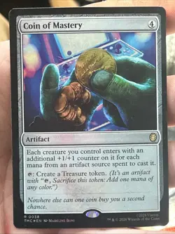 Coin of Mastery - (Surge Foil) Teenage Mutant Ninja Turtles - Mtg - Image 1