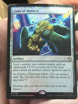Coin of Mastery - (Surge Foil) Teenage Mutant Ninja Turtles - Mtg - Image 2
