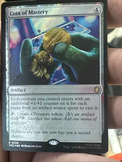 Coin of Mastery - (Surge Foil) Teenage Mutant Ninja Turtles - Mtg - Image 4
