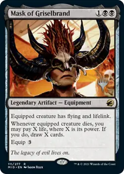 Mask of Griselbrand 111 R Innistrad: Midnight Hunt Magic: The Gathering NM/M - Image 2
