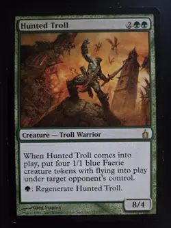 Hunted Troll LP Ravnica: City of Guilds MTG FREE SHIPPING - Image 1
